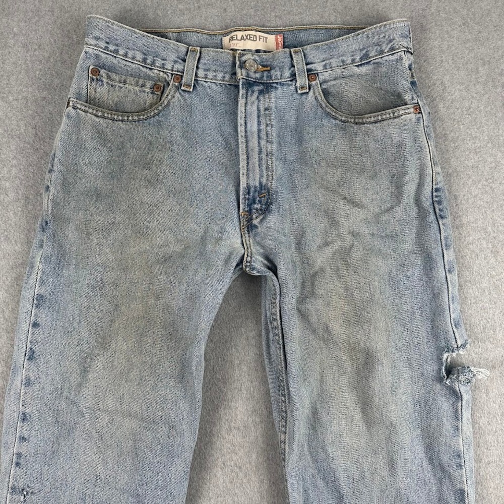 Vintage Levi 550 Mens Jeans 34x30 (33x29) Relaxed Fit Thrashed Distressed Y2K